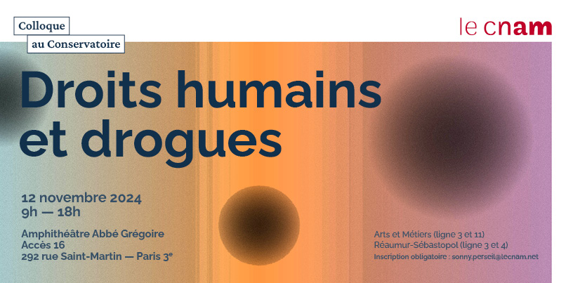 Colloque Droits humains et drogues