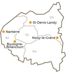 Centres régionaux 2019 -  Grand-Paris - petit